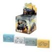 ErichKrause Road Beast Expositor con 60 Gomas de Borrar - Caucho Termoplastico - Hipoalergenico - Libre de Polvo y PVC - Colores