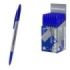 ErichKrause Slender Stick Grey Boligrafo con Capuchon - Punta de Aguja 0.7mm - Cuerpo Opaco Gris - Trazo 0.26mm - Tinta de Baja
