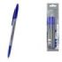 ErichKrause Slender Stick Grey Pack de 4 Boligrafos con Capuchon - Punta de Aguja 0.7mm - Cuerpo Opaco Gris - Trazo 0.26mm - Tin