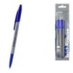 ErichKrause Slender Stick Grey Pack de 4 Boligrafos con Capuchon - Punta de Aguja 0.7mm - Cuerpo Opaco Gris - Trazo 0.26mm - Tin