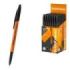 ErichKrause Slender Stick Orange Boligrafo con Capuchon - Punta de Aguja 0.7mm - Cuerpo Opaco Naranja - Trazo 0.26mm - Tinta de