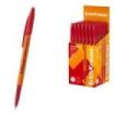 ErichKrause Slender Stick Orange Boligrafo con Capuchon - Punta de Aguja 0.7mm - Cuerpo Opaco Naranja - Trazo 0.26mm - Tinta de