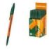ErichKrause Slender Stick Orange Boligrafo con Capuchon - Punta de Aguja 0.7mm - Cuerpo Opaco Naranja - Trazo 0.26mm - Tinta de