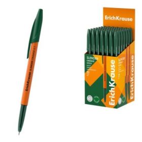ErichKrause Slender Stick Orange Boligrafo con Capuchon - Punta de Aguja 0.7mm - Cuerpo Opaco Naranja - Trazo 0.26mm - Tinta de
