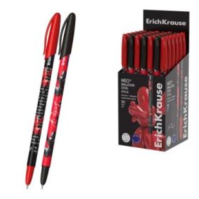 ErichKrause Neo Stick Balloon Dog Boligrafo con Capuchon - Modelos Surtidos - Trazo 0.26mm - Tinta de Baja Viscosidad - Tapa Ven