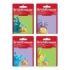 ErichKrause Jolly Friends Bloc de 50 Notas Adhesivas Reposicionables - Papel de 75g/m2 - 75x75mm - Pegamento a Base de Agua - Co