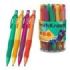 ErichKrause Kiddy Dino Art Portaminas - Mina HB de 2.0mm - Agarre de Goma - Motivo de Dinosaurios - Colores Surtidos