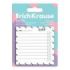 ErichKrause  To do list  Bloc de 20 Notas Adhesivas Reposicionables - Plastico - 73x73mm - Pegamento a Base de Agua - Color Blan