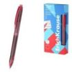 ErichKrause TipFlow Matic Original Boligrafo Retractil - Punta de 0.5mm - Cuerpo Transparente - Trazo 0.4mm - Color Rojo