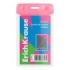 ErichKrause Neon Funda para Tarjeta - Orientacion Vertical - PVC - Formato 55X85mm - Color Rosa
