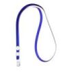 ErichKrause Colgante para Funda de Tarjeta - Cordon de Poliester - 10mm de Ancho - 38cm de Largo - Color Azul