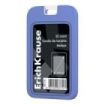 ErichKrause Funda para Tarjeta - Orientacion Vertical - Silicona - Formato 54x85mm - Color Azul