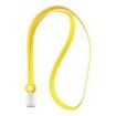 ErichKrause Colgante para Funda de Tarjeta - Silicona - 12mm de Ancho - 40cm de Largo - Color Amarillo
