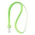 ErichKrause Colgante para Funda de Tarjeta - Silicona - 12mm de Ancho - 40cm de Largo - Color Verde