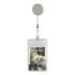 ErichKrause Big City Cats Funda para Tarjeta - Orientacion Vertical - Llavero Retractil - PVC Transparente - Formato 62x91mm - C