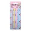 ErichKrause Milky Pack de 4 Blocs de 20 Marcadores de Pagina - Reposicionables - Plastico - 12X130mm - Colores Surtidos