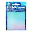 ErichKrause Aquamarine Bloc de 20 Notas Adhesivas Reposicionables - Plastico - 73x73mm - Pegamento a Base de Agua - Colores Surt