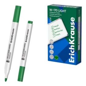 ErichKrause W-170 Light Rotulador para Pizarra Blanca - Facil de Borrar - Punta Conica - Trazo de 2.5mm - Secado Rapido - Cuerpo