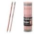 ErichKrause Prima Cat Lapiz de Grafito con Goma de Borrar - Mina HB - Cuerpo Redondo - Plastico - Agarre Ergonomico - Colores Su