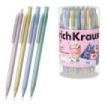 ErichKrause Tropic Milky Portaminas - Mina HB de 0.5mm - Goma de Borrar Integrada - Ergonomico - Colores Surtidos