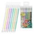 ErichKrause Cheat Meal Pack de 8 Boligrafos con Capuchon - Punta de 1.0mm - Trazo 1mm - Tinta de Gel - Resistente al Agua - Seca