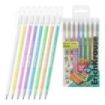 ErichKrause Cheat Meal Pack de 8 Boligrafos con Capuchon - Punta de 1.0mm - Trazo 1mm - Tinta de Gel - Resistente al Agua - Seca