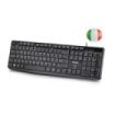 NGS Funky V4 Teclado USB - QWERTY Portugues - 12 Teclas Multimedia - Teclas de Membrana Silenciosas - Inclinacion Ajustable - Ca