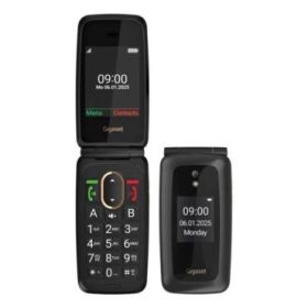 Gigaset GL795 Telefono Movil para Mayores Pantalla 2.8  - 4G - Boton SOS - Base de Carga - Color Negro