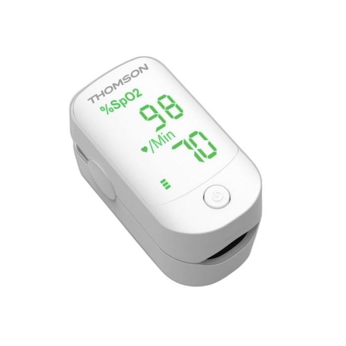 Thomson Oxymore L1 Pulsioximetro - Gran Pantalla LED - Diseño Ergonomico - Apagado Automatico