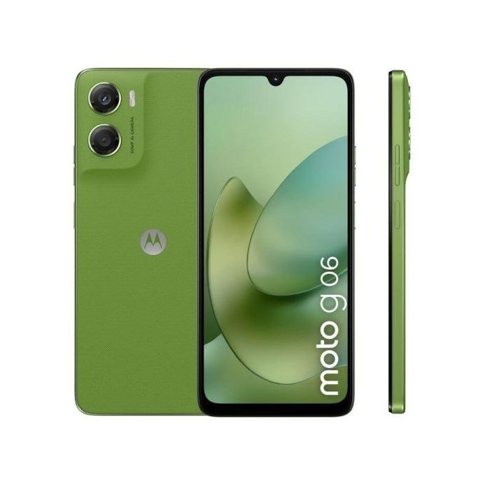 Motorola Moto G06 Smartphone Pantalla 6.88  - 8GB - 256GB - Camara 50MP - Bateria 5200mAh - 120Hz - Color Verde