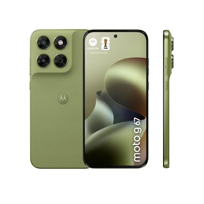 Motorola Moto G67 5G Smartphone Pantalla 6.8  - 4GB - 256GB - Camara 50mp - Bateria 5200mAh - Color Verde