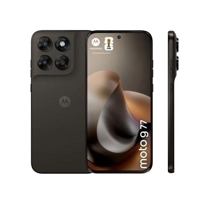 Motorola Moto G77 5G Smartphone Pantalla 6.8  - 8GB - 256GB - Camara 180MP - Bateria 5200mAh - Color Negro Oliva
