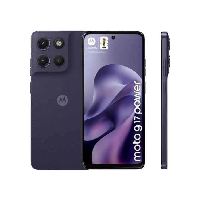 Motorola Moto G17 Power Smartphone Pantalla LCD 6.72  - 4GB - 256GB - Camara 50mp - Bateria 6000mAh - Color Purpura