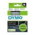 Dymo LM D1 45020 Cinta de Etiquetas Original para Rotuladora - Texto Blanco sobre Fondo Transparente - Ancho 12mm x Largo 7m