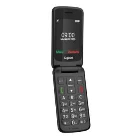 Gigaset GL595 Telefono Movil para Mayores Pantalla 2.8  -Tipo Concha - IP44 - Base de Carga - Color Negro