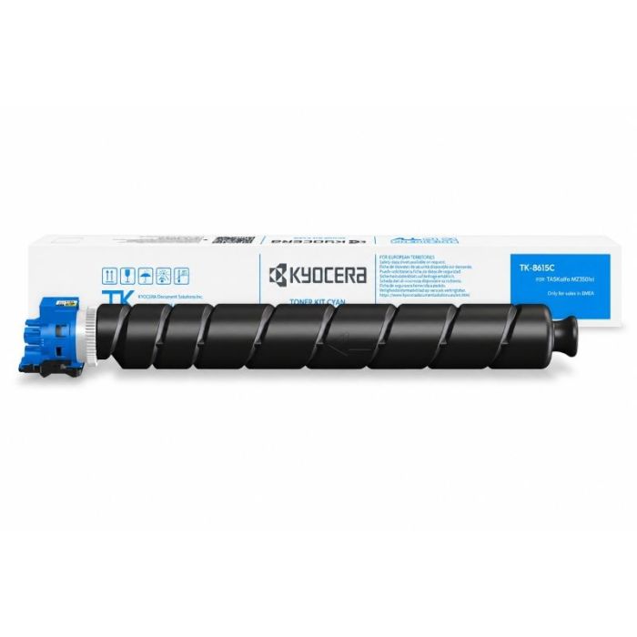 Kyocera TK8615 Cyan Cartucho de Toner Original - 1T0C2LCNL1/TK8615C