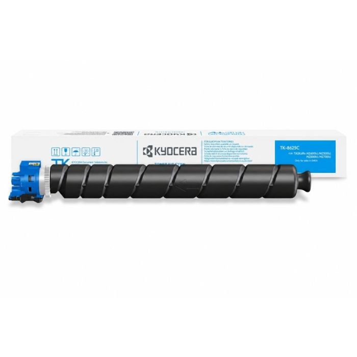 Kyocera TK8625 Cyan Cartucho de Toner Original - 1T0C2KCNL1/TK8625C