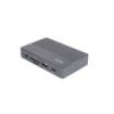 Tooq TQE-2242G Caja Externa M.2 NVME PCIe USB3.1 Gen2 Aluminio - Color Gris + Dock 10 en 1 - 1xHDMI 2.0 4K@60Hz, 1xRJ45, 1xSD, 1