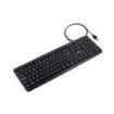 Tooq TQK-2002-B Teclado USB - Patas Plegables para Inclinacion Ajustable - Cable 1.35m - Disposicion QWERTY ES - Color Negro