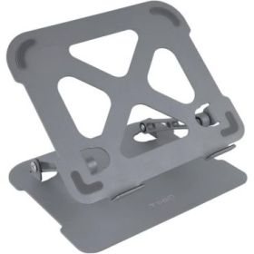 Tooq Soporte Elevador para Portatil - Aluminio - Equipos de 11-17.3  - Altura Regulable de 30 a 280mm - Plegable - Inclinacion A
