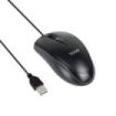 Tooq TQM-1001-B Raton USB - 1000dpi - 3 Botones - Uso Ambidiestro - Cable 1.3m - Color Negro