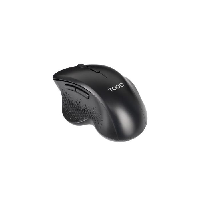 Tooq TQMWG-1105-B Raton Inalambrico Ergonomico - 1600dpi - 6 Botones - Color Negro