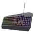 Trust Gaming GXT 836 Evocx Teclado Gaming USB - 12 Teclas Multimedia - Antighosting - Iluminacion LED - Color Negro