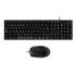Unykach UK50545 Pack de Teclado + Raton 1200dpi OEM - 3 Botones - Uso Ambidiestro - Color Negro