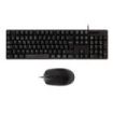 Unykach UK50545 Pack de Teclado + Raton 1200dpi OEM - 3 Botones - Uso Ambidiestro - Color Negro