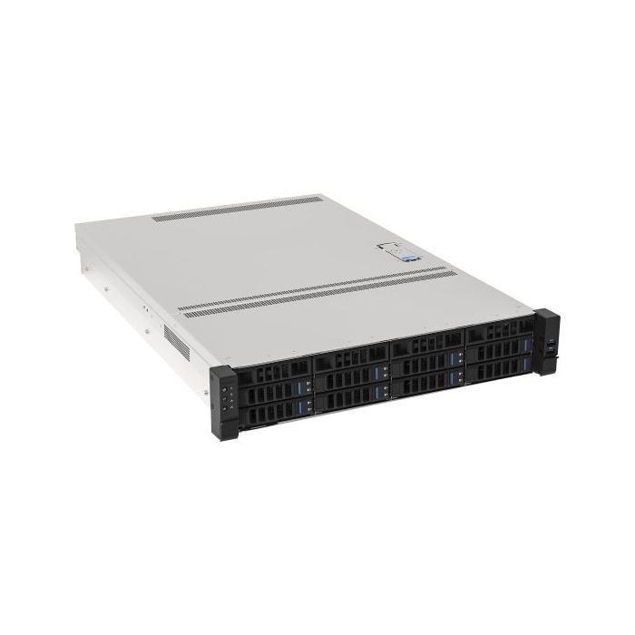 Unykach UK2129 Caja Rack 2U 19  - 8 x Bahias Hot-swap 2.5 o 3.5  Frontales - 2 X USB-A 3.0 - Color Negro