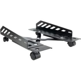 Tooq Soporte de Suelo para CPU - 4 Ruedas Giratorias - 2 Ruedas con Freno de Bloqueo - Ajustable de 160 a 300mm de Ancho - Sopor