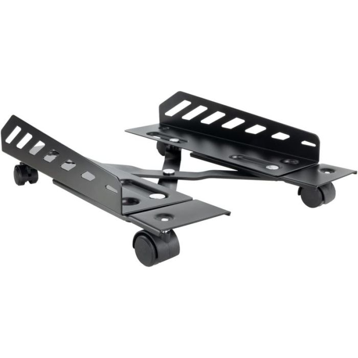 Tooq Soporte de Suelo para CPU - 4 Ruedas Giratorias - 2 Ruedas con Freno de Bloqueo - Ajustable de 160 a 300mm de Ancho - Sopor