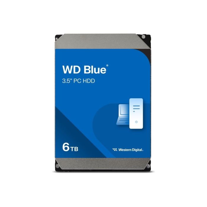 WD Blue Disco Duro Interno 3.5  6TB SATA3 256MB