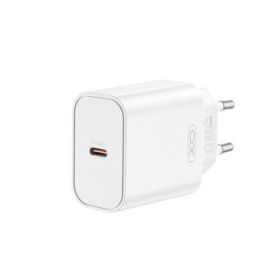XO CE32 Cargador de Pared - Potencia 20W - USB-C - Power Delivery 3.0 - Carga Rapida - Policarbonato - Color Blanco
